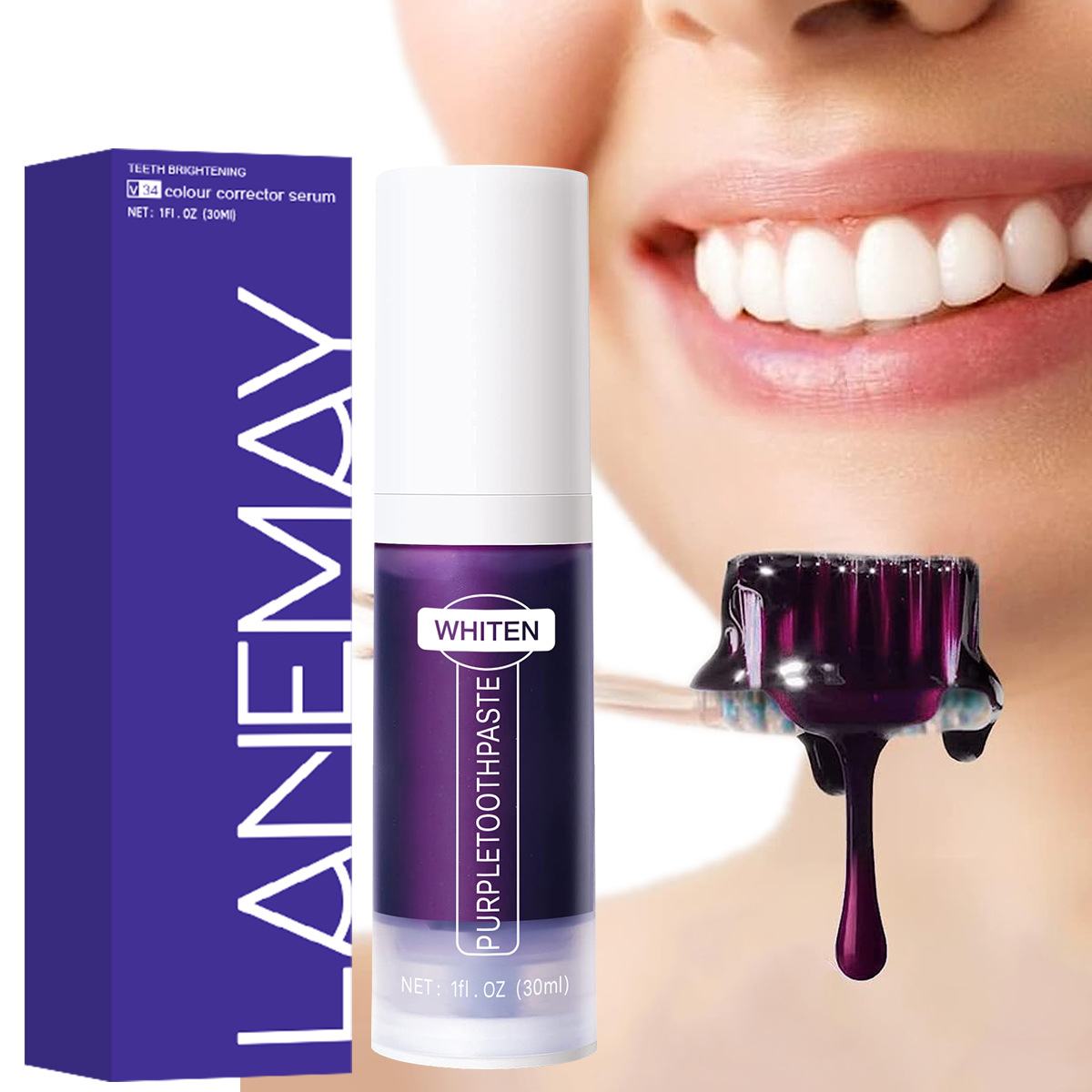 Teeth Whitening Crest - Pasta Dental Correctora de Color V34