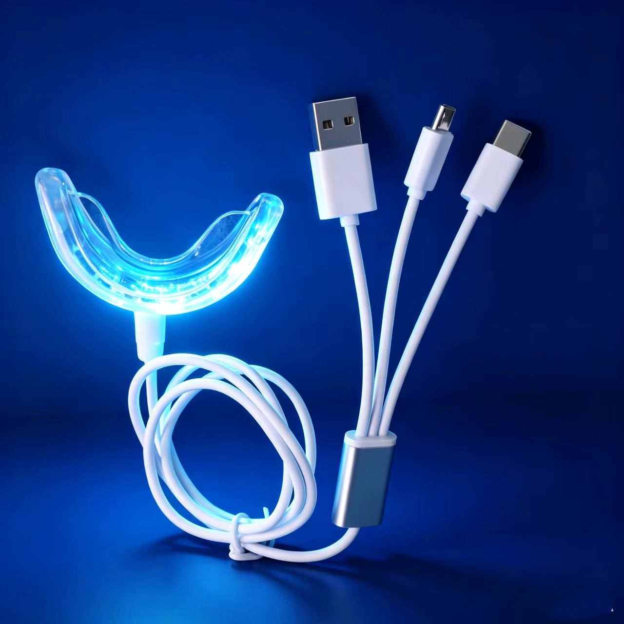 Teeth Whitening Led Kit - Kit de Blanqueamiento Dental Portátil LED,