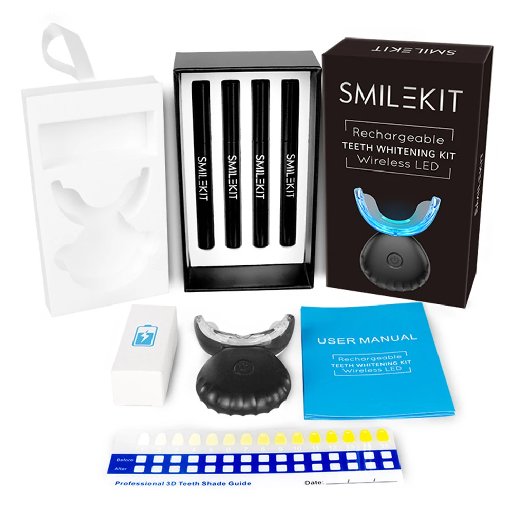 Teeth Whitening Led Kit - Kit de blanqueamiento Dental Mini 16