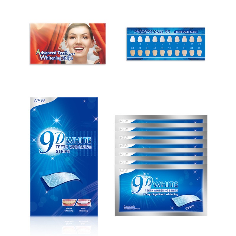 Teeth Whitening Effective - 7 pares de pegatinas mágicas para