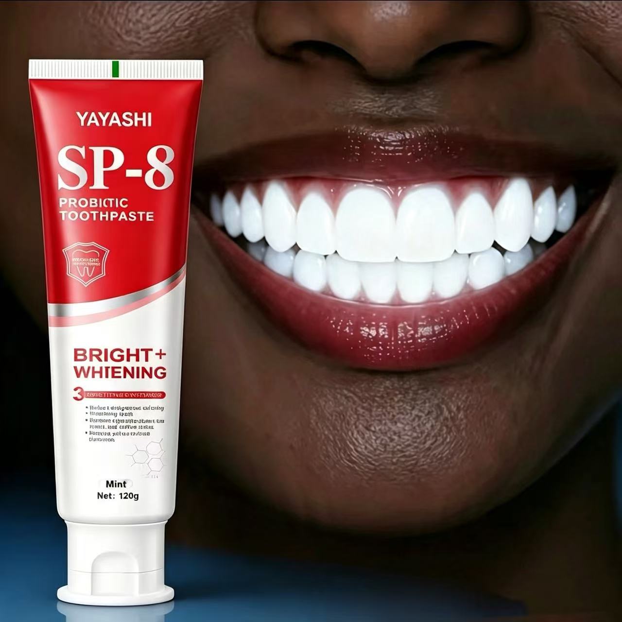 Teeth Whitening Cream - YAYASHI SP-8 Probiótico Blanqueador y Eliminador