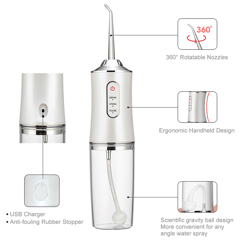 Irrigador Oral eléctrico intel - Water Flosser Cordless reseña y precio