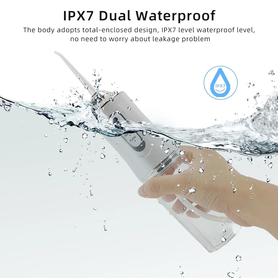 Irrigador Oral eléctrico intel - Water Flosser Cordless reseña y precio
