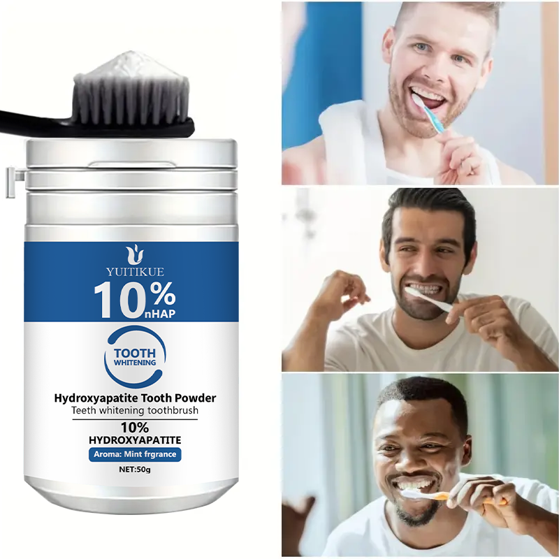 YUTIKUE 10% nHAP Polvo dental  - Teeth Whitening Cream reseña y precio