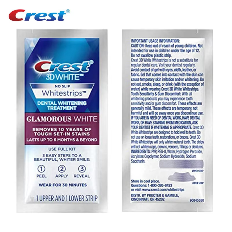 Tiras Blanqueadoras Dentales C - Teeth Whitening Crest reseña y precio