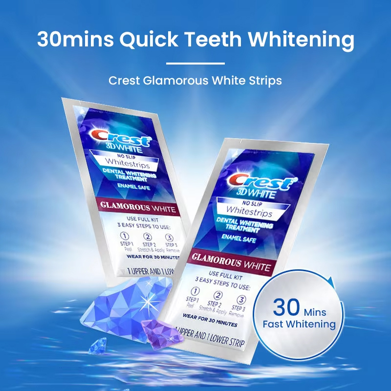 Tiras Blanqueadoras Dentales C - Teeth Whitening Crest reseña y precio