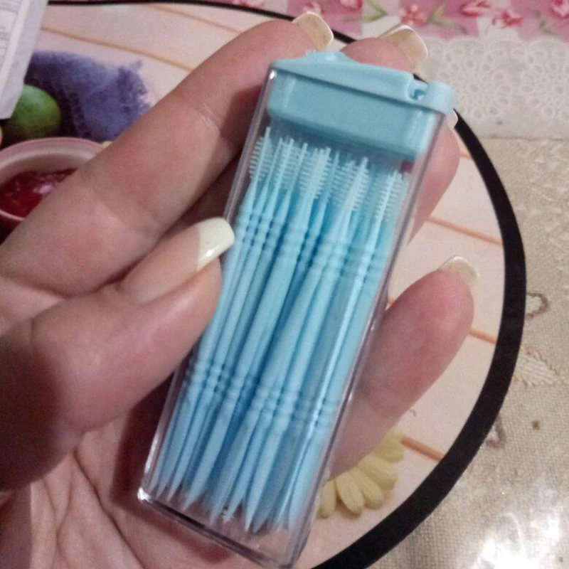 50 unids/caja cuidado bucal pa - Dental Floss Picks reseña y precio
