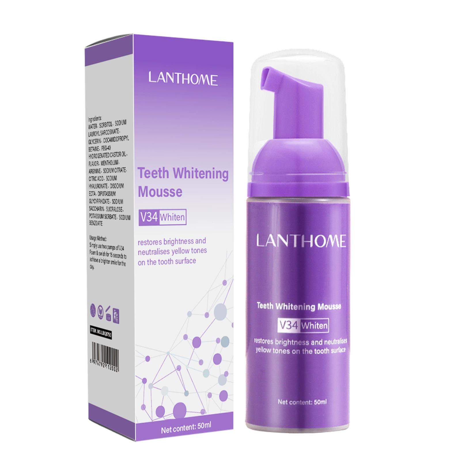 Pasta de dientes V34 Mousse pa - Teeth Whitening Effective reseña y precio