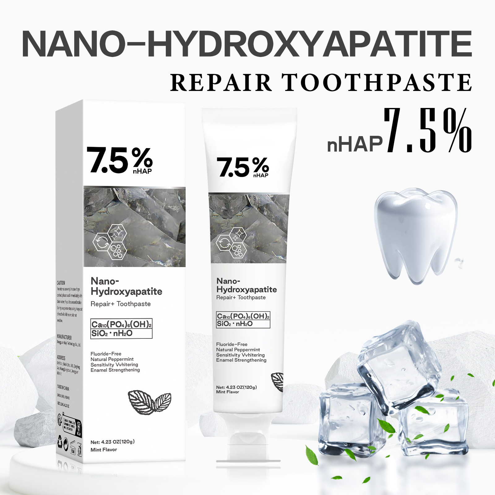 Pasta Dental con Nano Hidroxia - Teeth Whitening With Hydrogen Peroxide reseña y precio