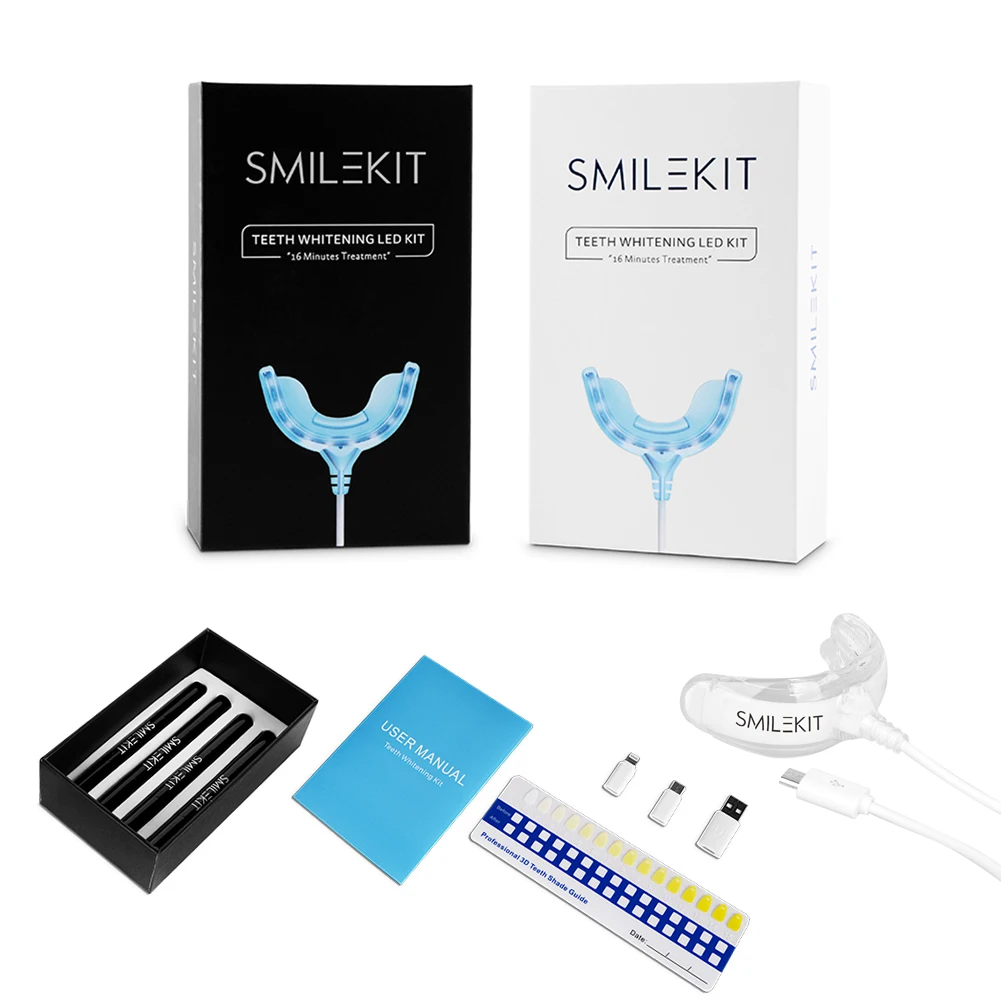 Kit de blanqueamiento dental c - Teeth Whitening Led Kit reseña y precio
