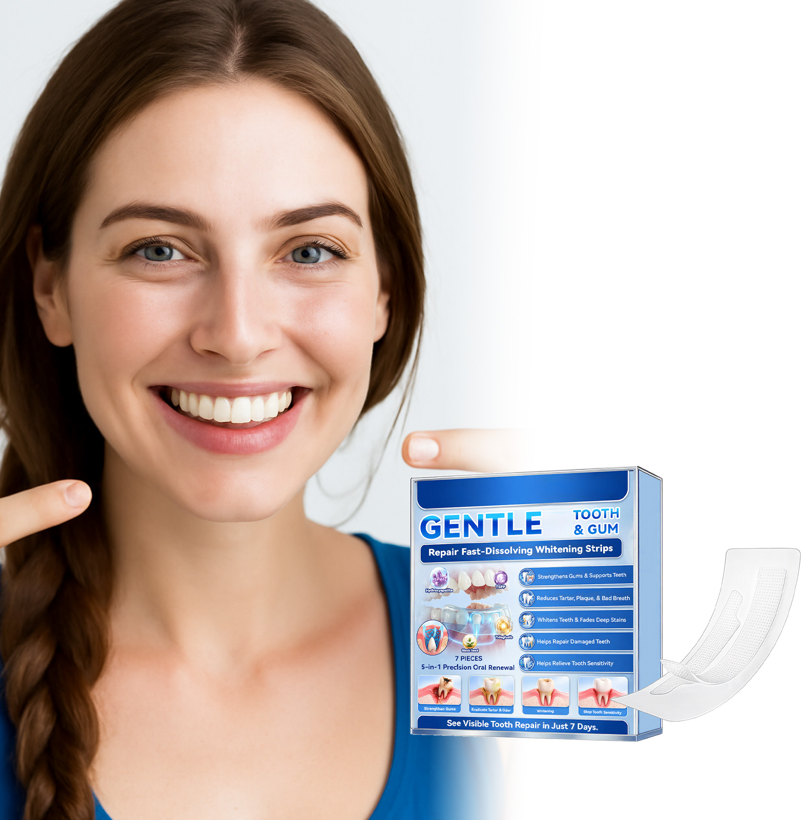 Tiras Blanqueadoras de Dientes - Teeth Whitening Results reseña y precio