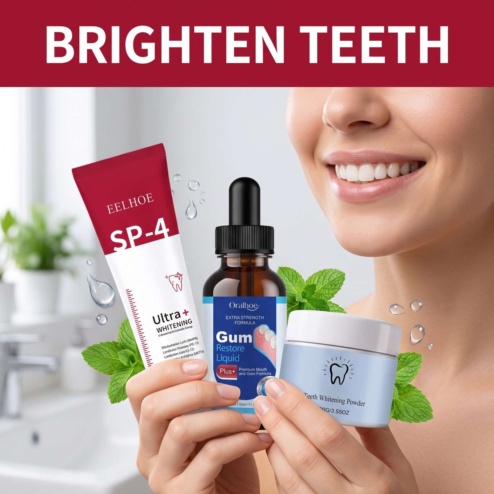 Set de Cuidado Bucal, Pasta De - Teeth Whitening Remedies reseña y precio