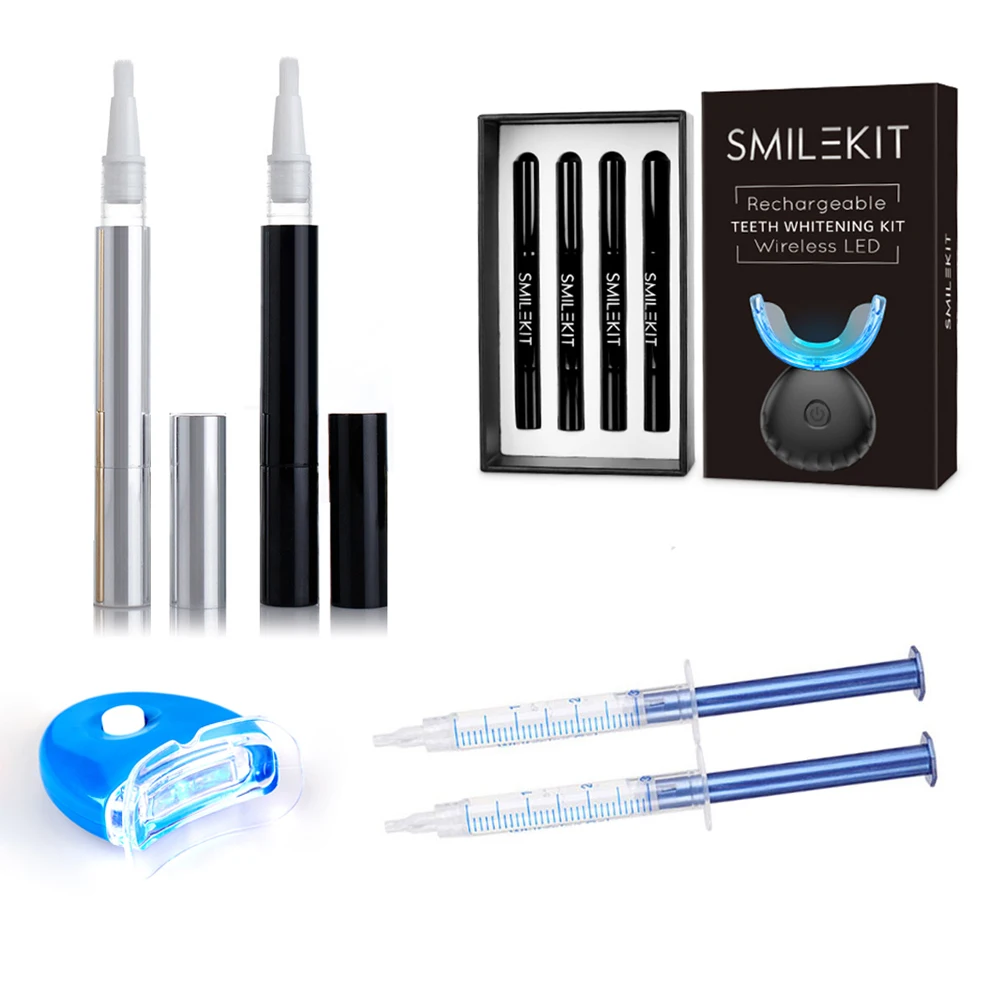 Jeringa de Gel para blanquear  - Teeth Whitening Led Kit reseña y precio