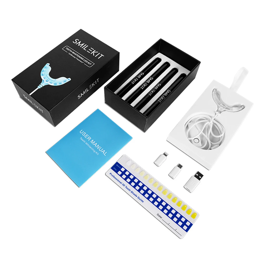 Jeringa de Gel para blanquear  - Teeth Whitening Led Kit reseña y precio