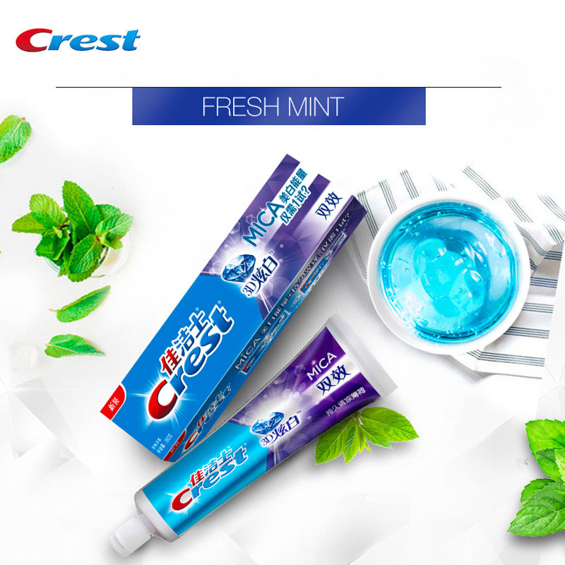 Crest 3D MICA pasta de dientes - Teeth Whitening Effective reseña y precio