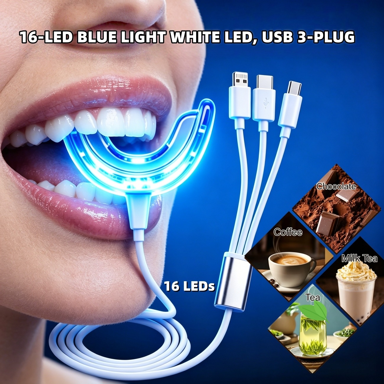 Kit de Blanqueamiento Dental P - Teeth Whitening Led Kit reseña y precio