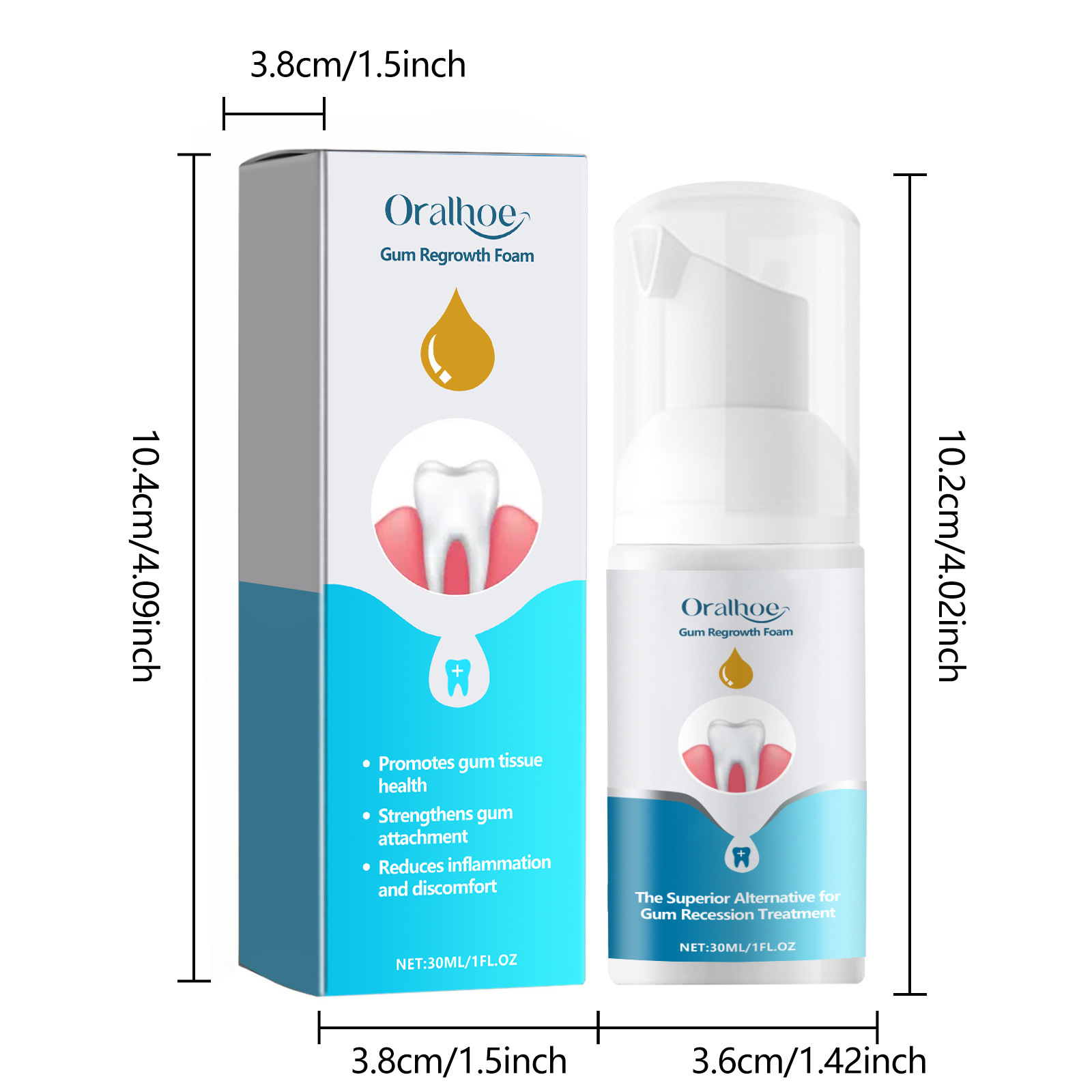 Espuma Reparadora de Encías, P - Teeth Whitening That Works reseña y precio
