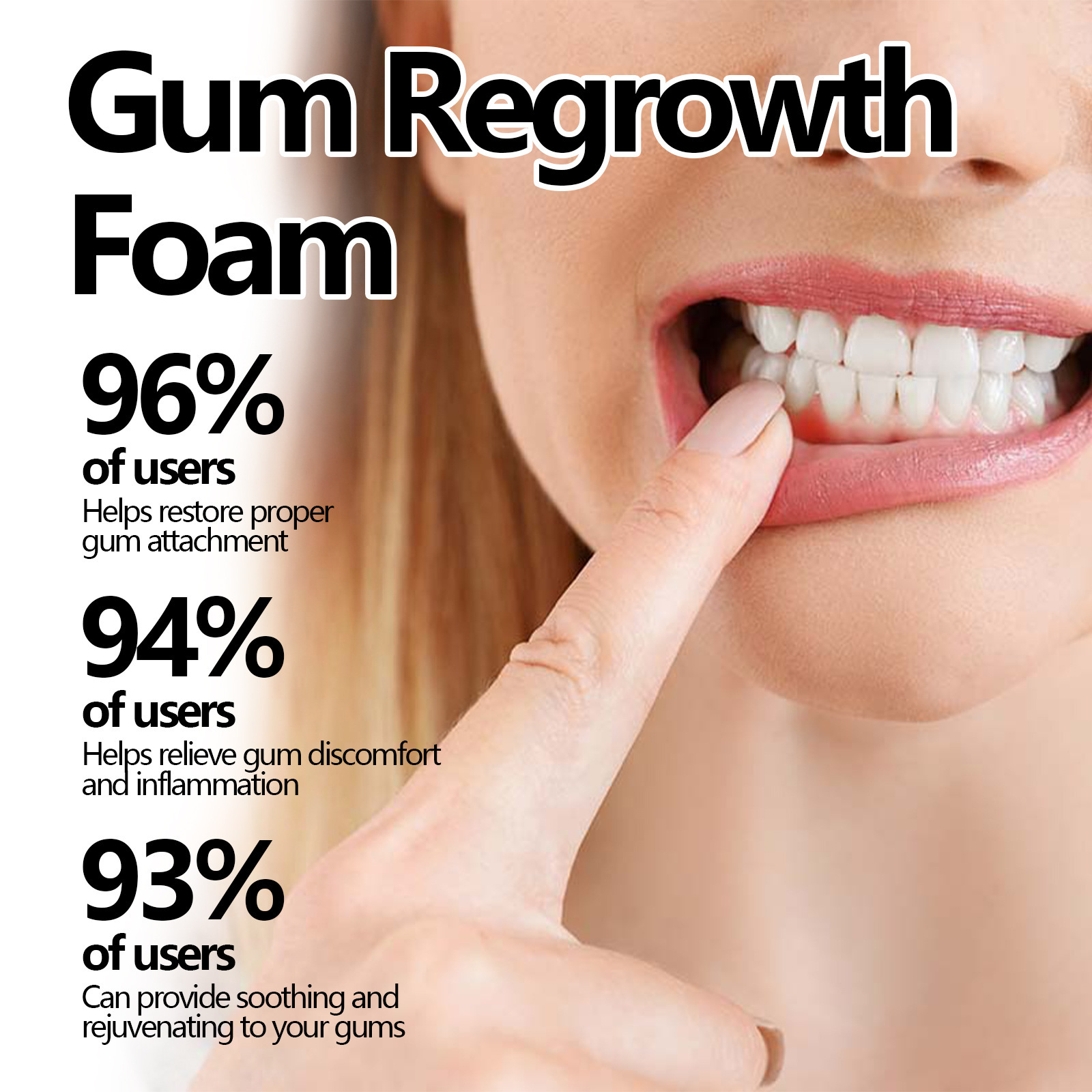 Espuma Reparadora de Encías, P - Teeth Whitening That Works reseña y precio