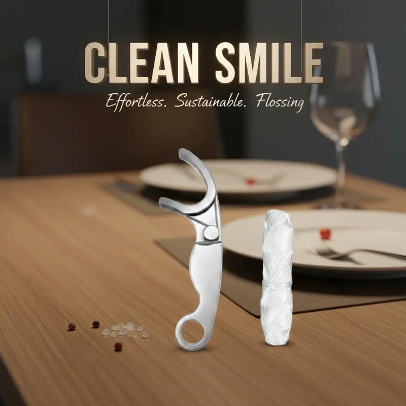 Palillo de dientes reutilizabl - Dental Floss Picks reseña y precio