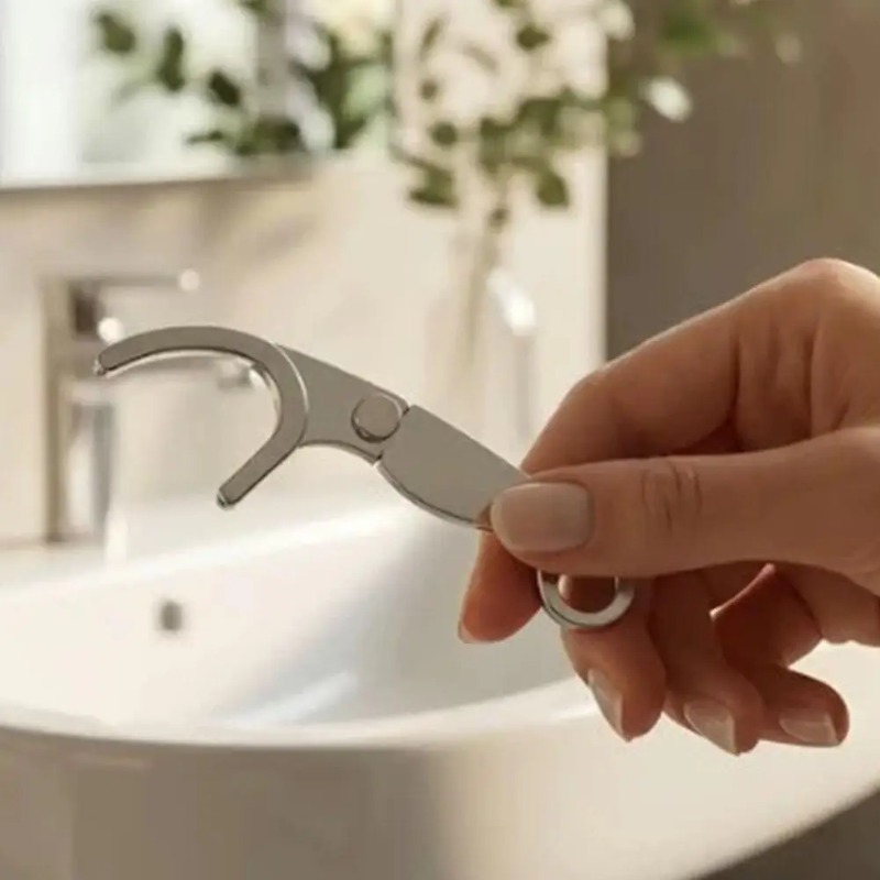 Palillo de dientes reutilizabl - Dental Floss Picks reseña y precio