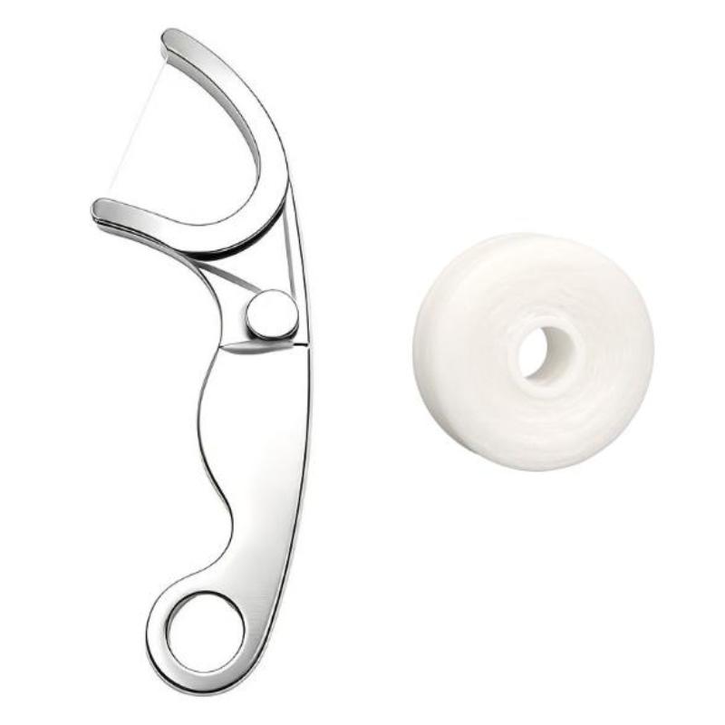 Soporte de acero inoxidable pa - Dental Floss Picks reseña y precio