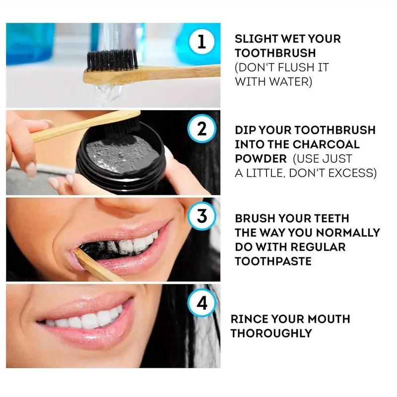 Polvo blanqueador para brillo  - Teeth Whitening Cream reseña y precio