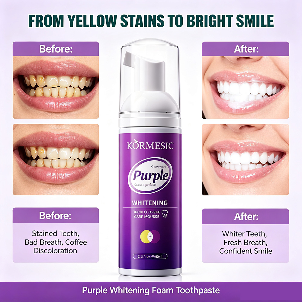 Espuma Dental Blanqueadora Mor - Teeth Whitening Crest reseña y precio
