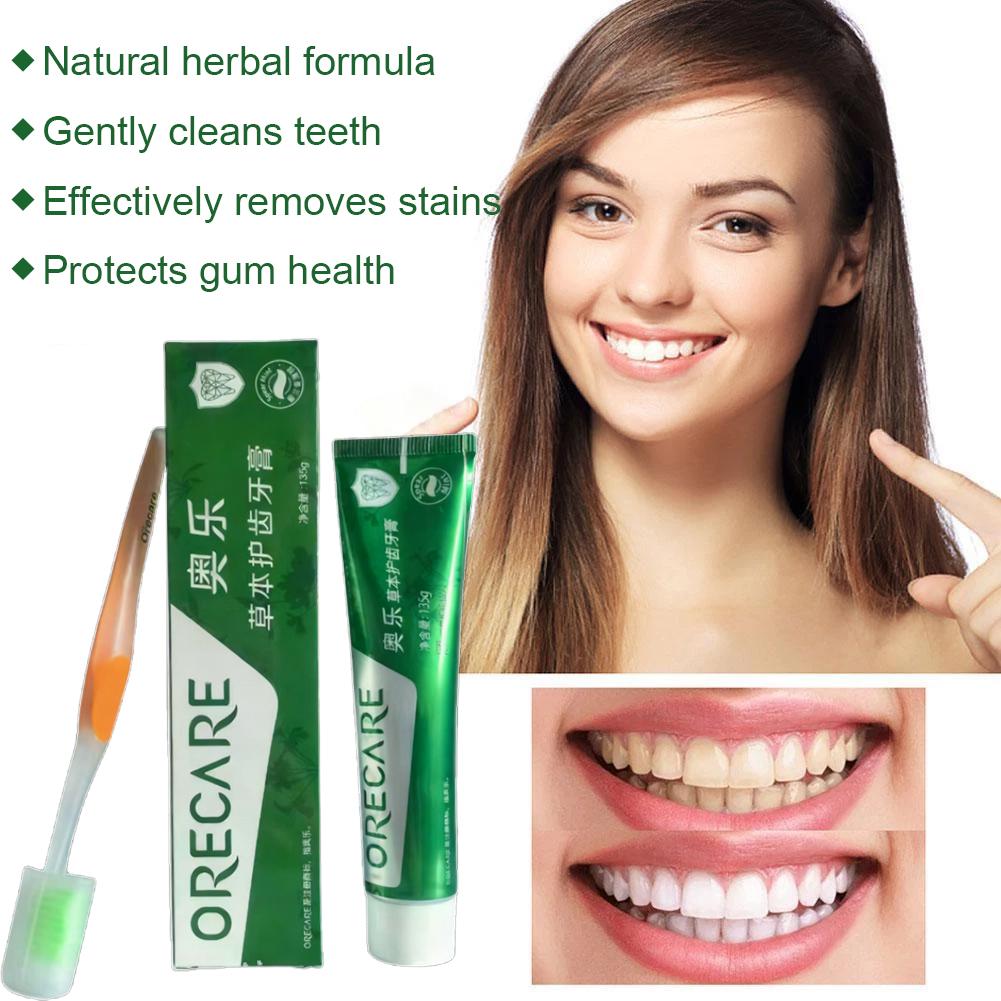 Pasta Dental Herbal con Sabor  - Teeth Whitening Treatment reseña y precio