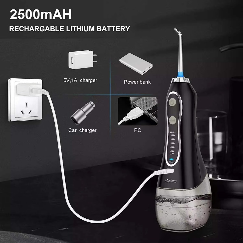 Irrigador de dientes inalámbri - Water Flosser Cordless reseña y precio